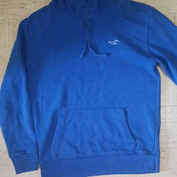 Hollister Blue Sweatshirt Pullover Hoodie - Picture 4 of 6